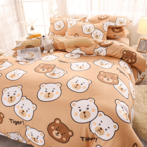 ชุดผ้าปูที่นอน 3.5ฟุต 2ชิ้น FLUFFY ผ้า COTTON คอลเลคชั่น DREAMY ลาย BROWNIE ไม่รวมผ้านวม